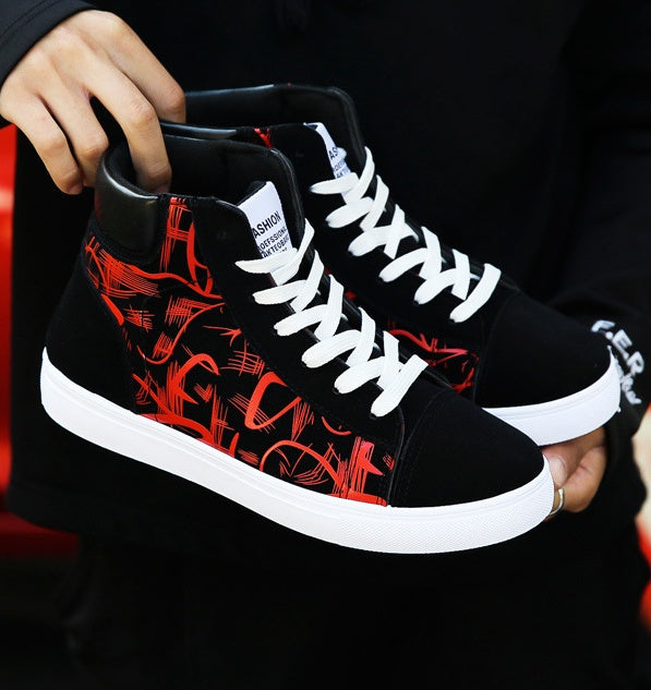 Spring high top shoes