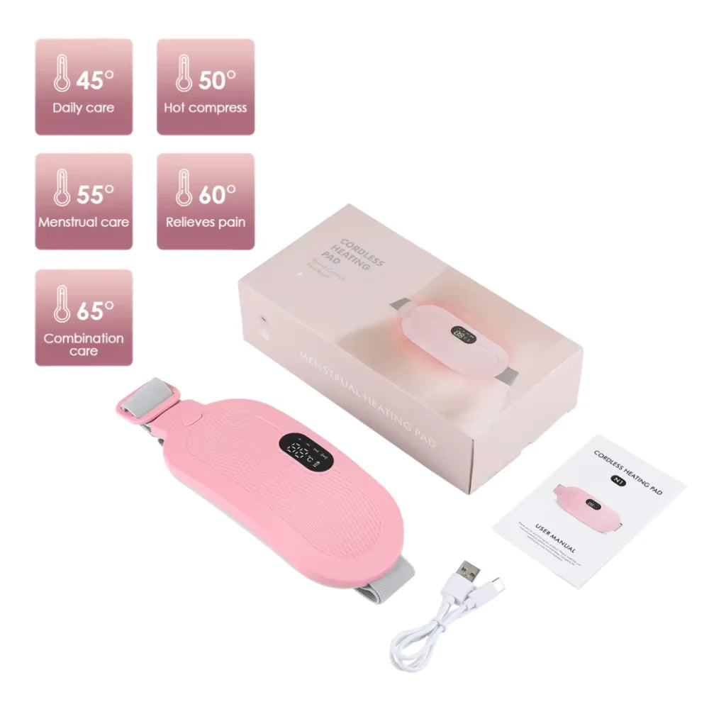 Electric Heating Pad Menstrual Cramp Massager-Nextora