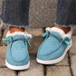 Ladies flat warm cotton shoes