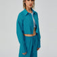 Wide Leg Loungewear Pajama Set