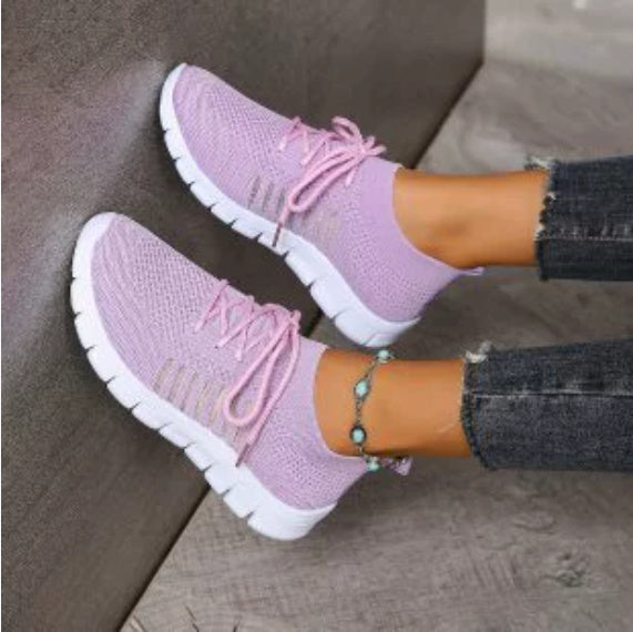 Women Flying Knit Sports Shoes