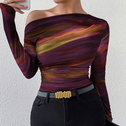 Women’s Print Long Sleeve Top