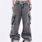 Men's Wide Leg Straight Jeans