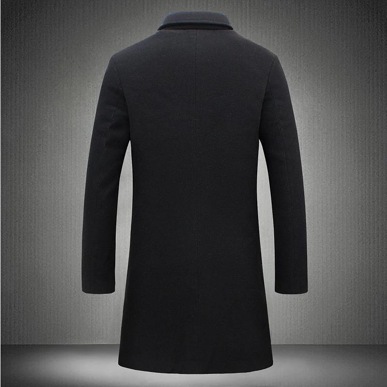 Men’s Slim Fit Mid-Length Trench Coat