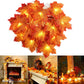 2/3/6M Artificial Maple Leaf Garland – Christmas Decoration-Nextora