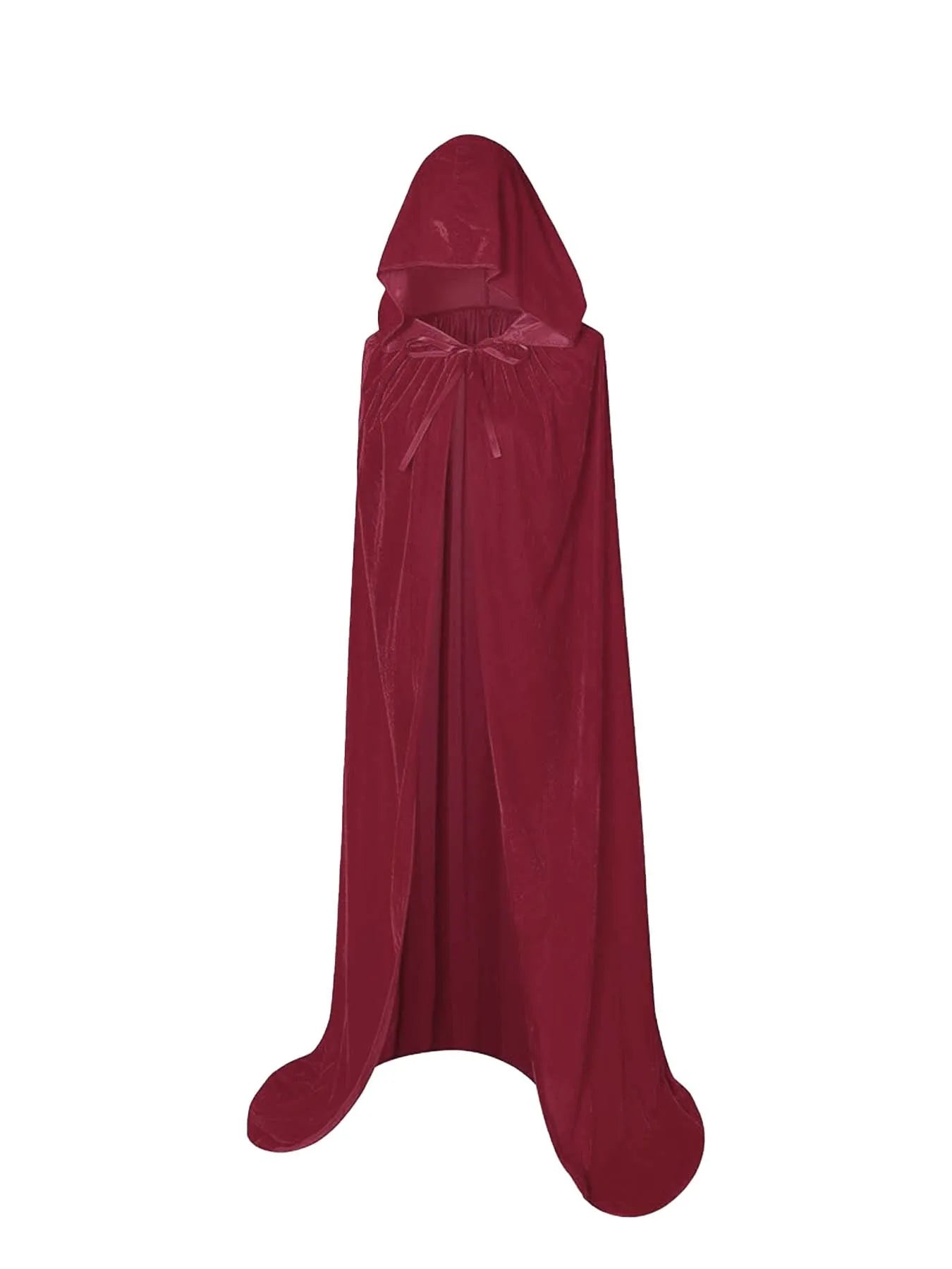 Christmas Velvet Grim Reaper Cloak – Long Hooded Cape-Nextora