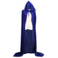 Christmas Velvet Grim Reaper Cloak – Long Hooded Cape-Nextora