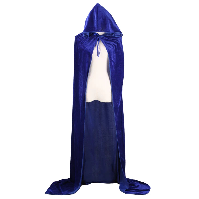 Christmas Velvet Grim Reaper Cloak – Long Hooded Cape-Nextora