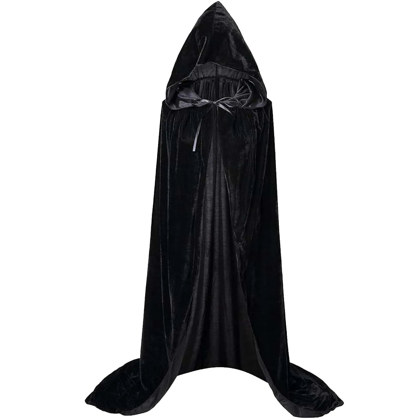 Christmas Velvet Grim Reaper Cloak – Long Hooded Cape-Nextora