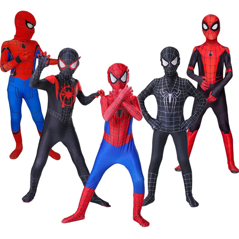Spiderman Cosplay Jumpsuit – Fantasy Costume for Boys & Girls-Nextora