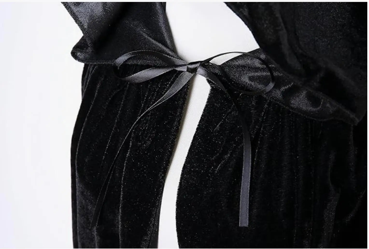 Christmas Velvet Grim Reaper Cloak – Long Hooded Cape-Nextora