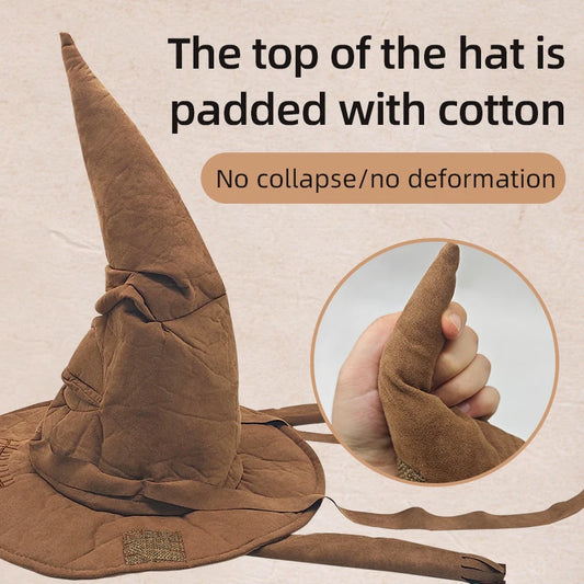 Fashion Witch & Wizard Hat – Movie-Inspired Sorting Hat Leather-Nextora