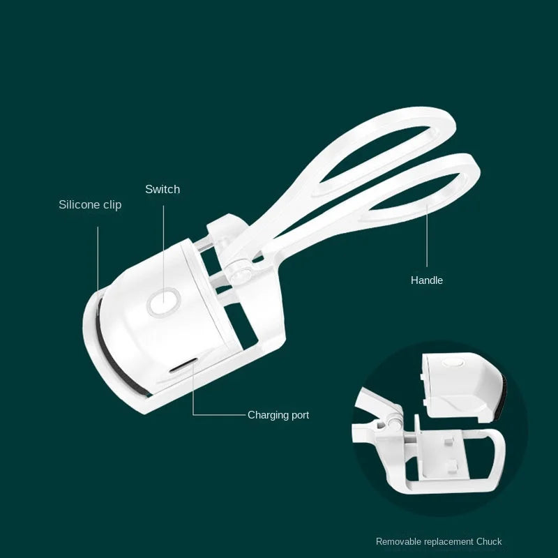 QIWU Eyelash Curler Portable Electric Comb Eye-Nextora
