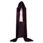 Christmas Velvet Grim Reaper Cloak – Long Hooded Cape-Nextora