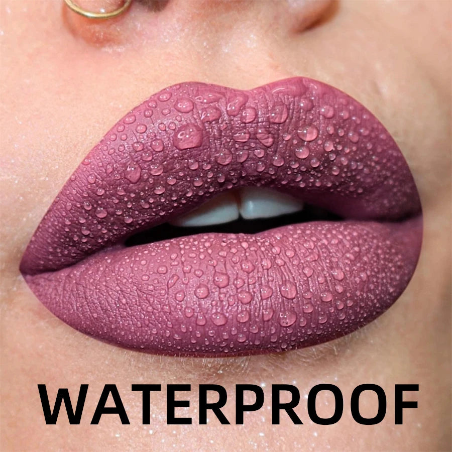 19 Colors Matte Velvet Lip Gloss – Waterproof Liquid Lipstick-Nextora