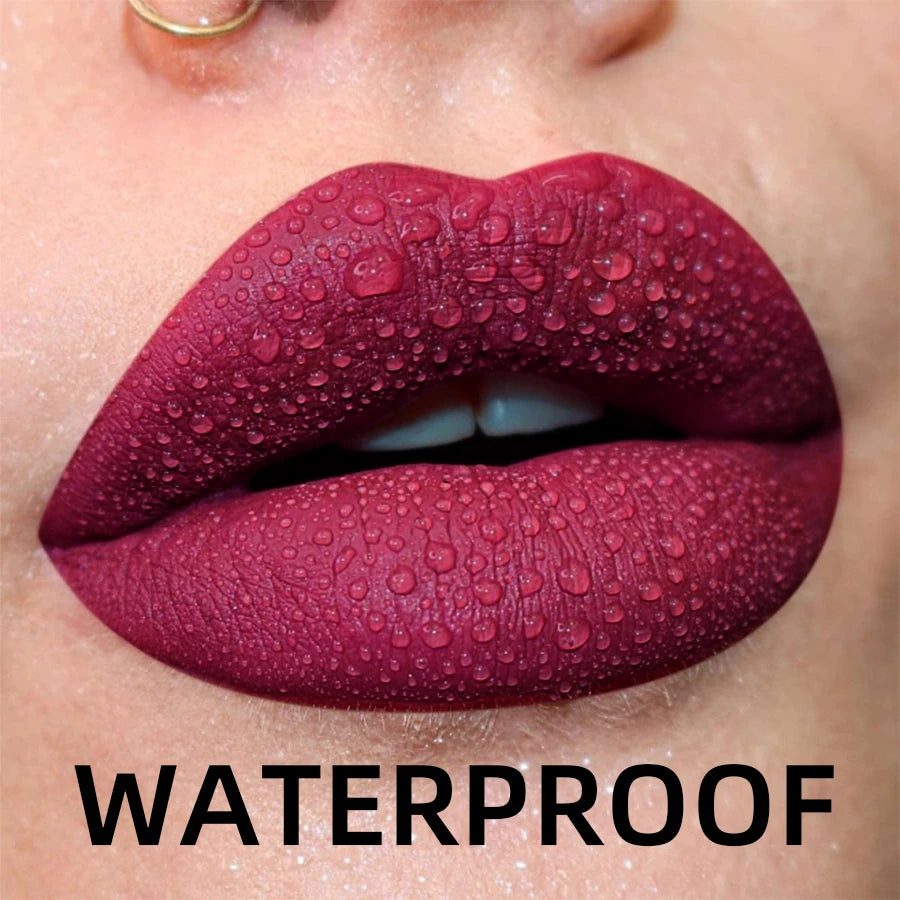 19 Colors Matte Velvet Lip Gloss – Waterproof Liquid Lipstick-Nextora