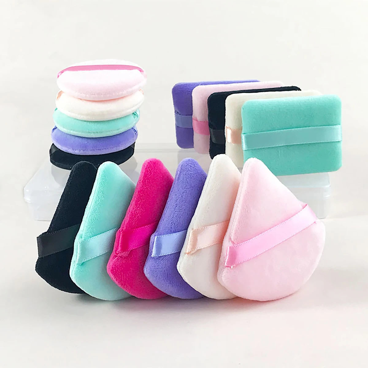 Flocked Cushion Makeup Puff – Suitable for Dry & Wet Use-Nextora