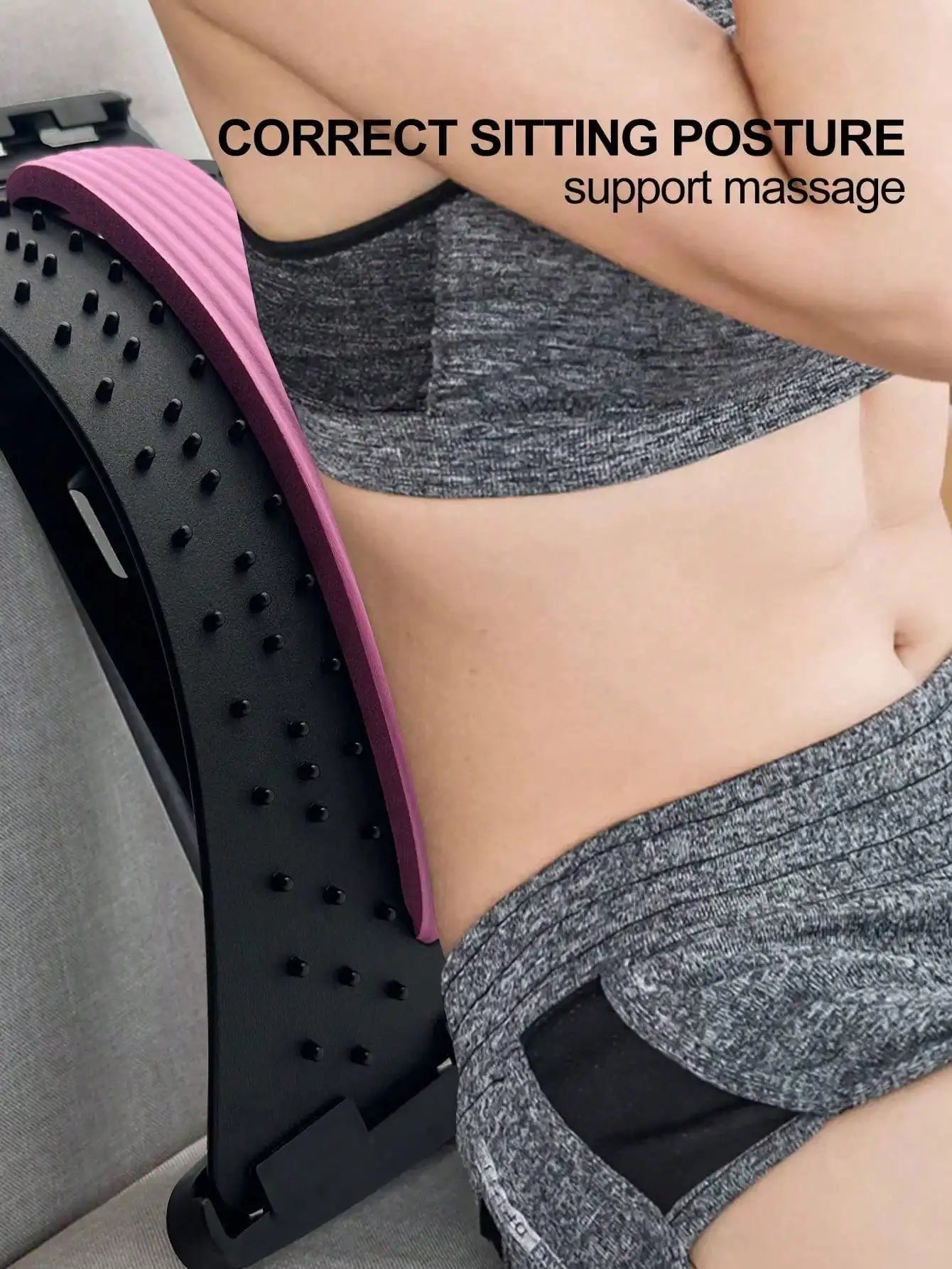 Lumbar Spine Soother – Waist Stretching &amp; Back Relief Device-Nextora