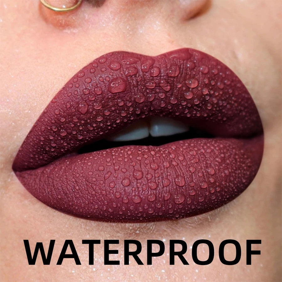 19 Colors Matte Velvet Lip Gloss – Waterproof Liquid Lipstick-Nextora