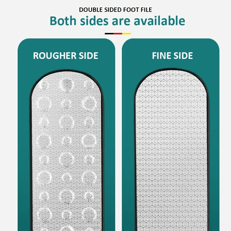 High-Quality 304 Stainless Steel Foot File – Double-Sided Pedicure Tool-Nextora