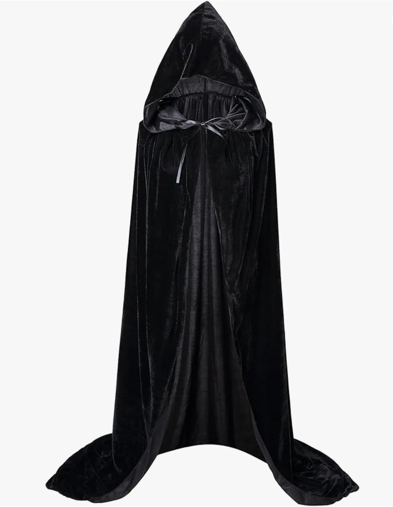 Christmas Velvet Grim Reaper Cloak – Long Hooded Cape-Nextora