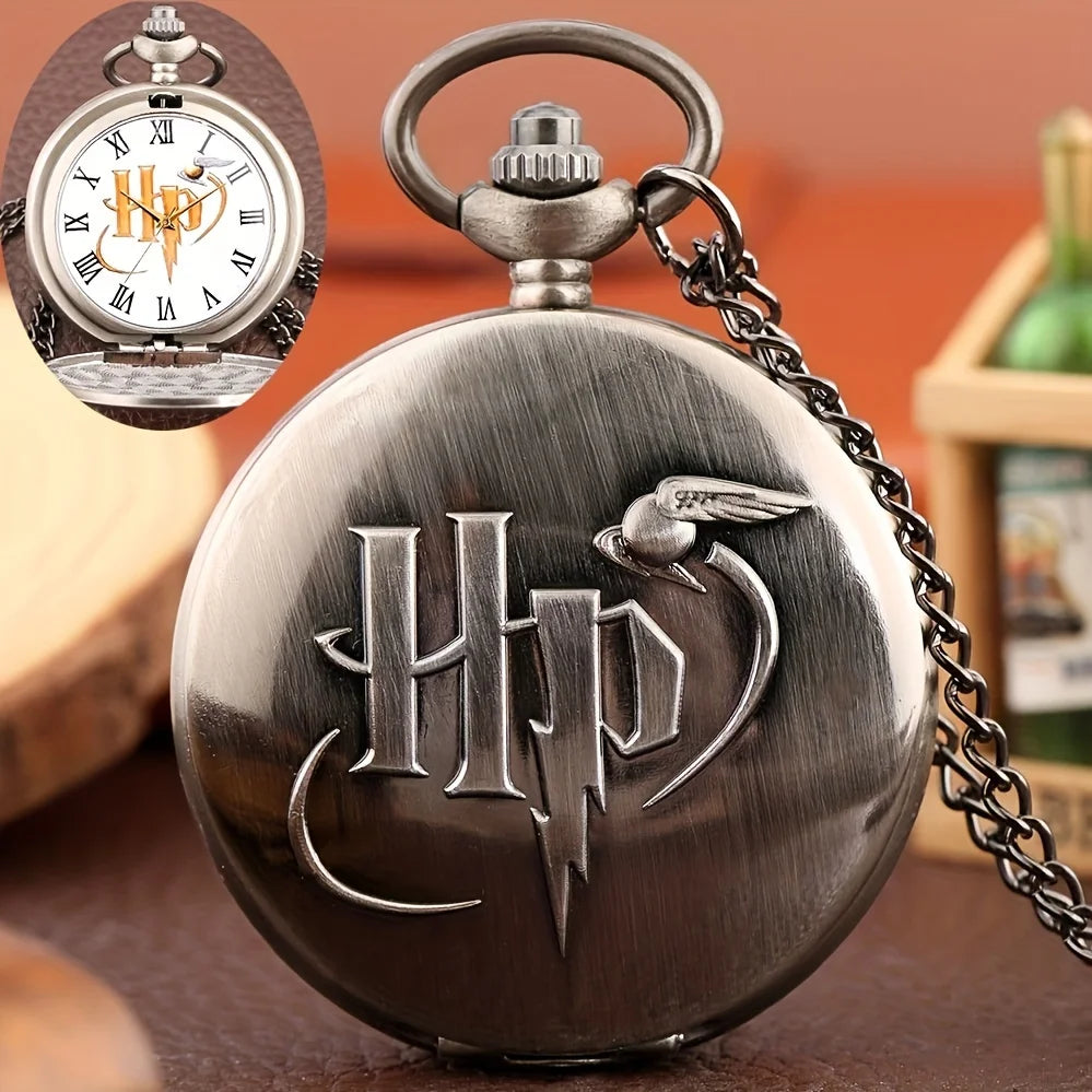 Golden Thief Necklace Pocket Watch – Hogwarts Inspired-Nextora