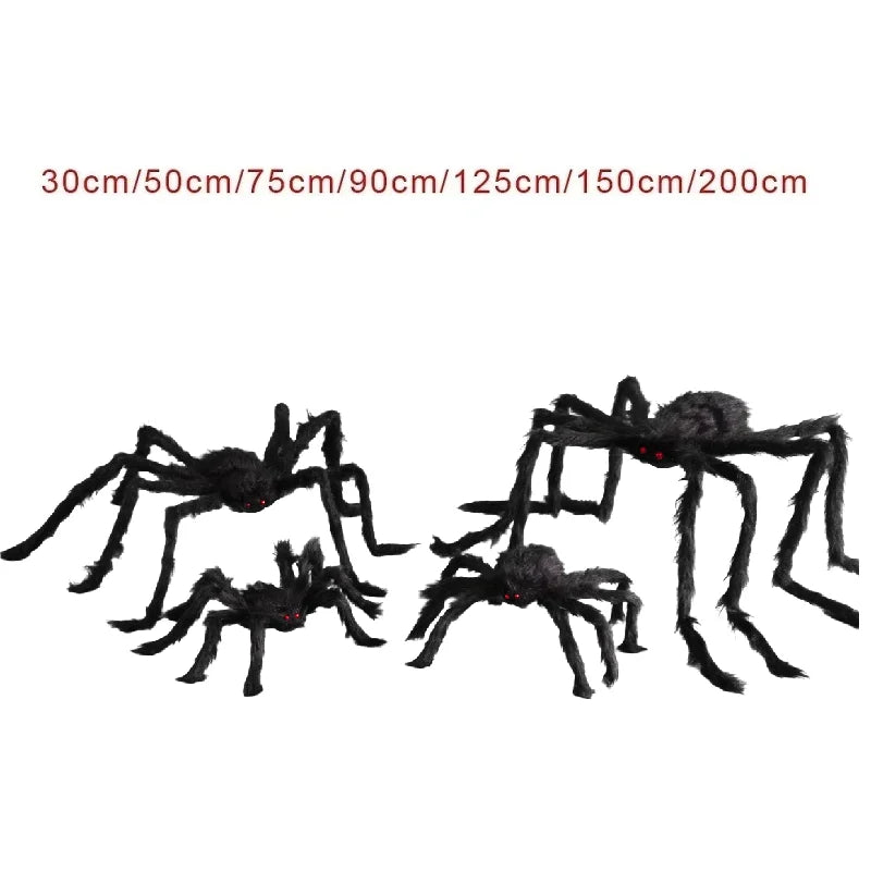 Halloween Big Plush Spider – Horror Party Decoration-Nextora