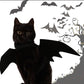 Cat Black Bat Wings – Halloween Pet Costume-Nextora