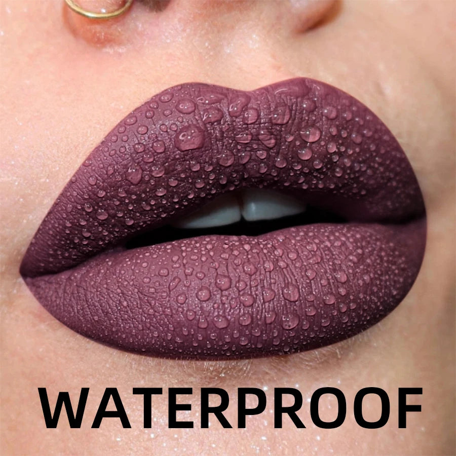 19 Colors Matte Velvet Lip Gloss – Waterproof Liquid Lipstick-Nextora