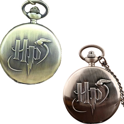 Golden Thief Necklace Pocket Watch – Hogwarts Inspired-Nextora