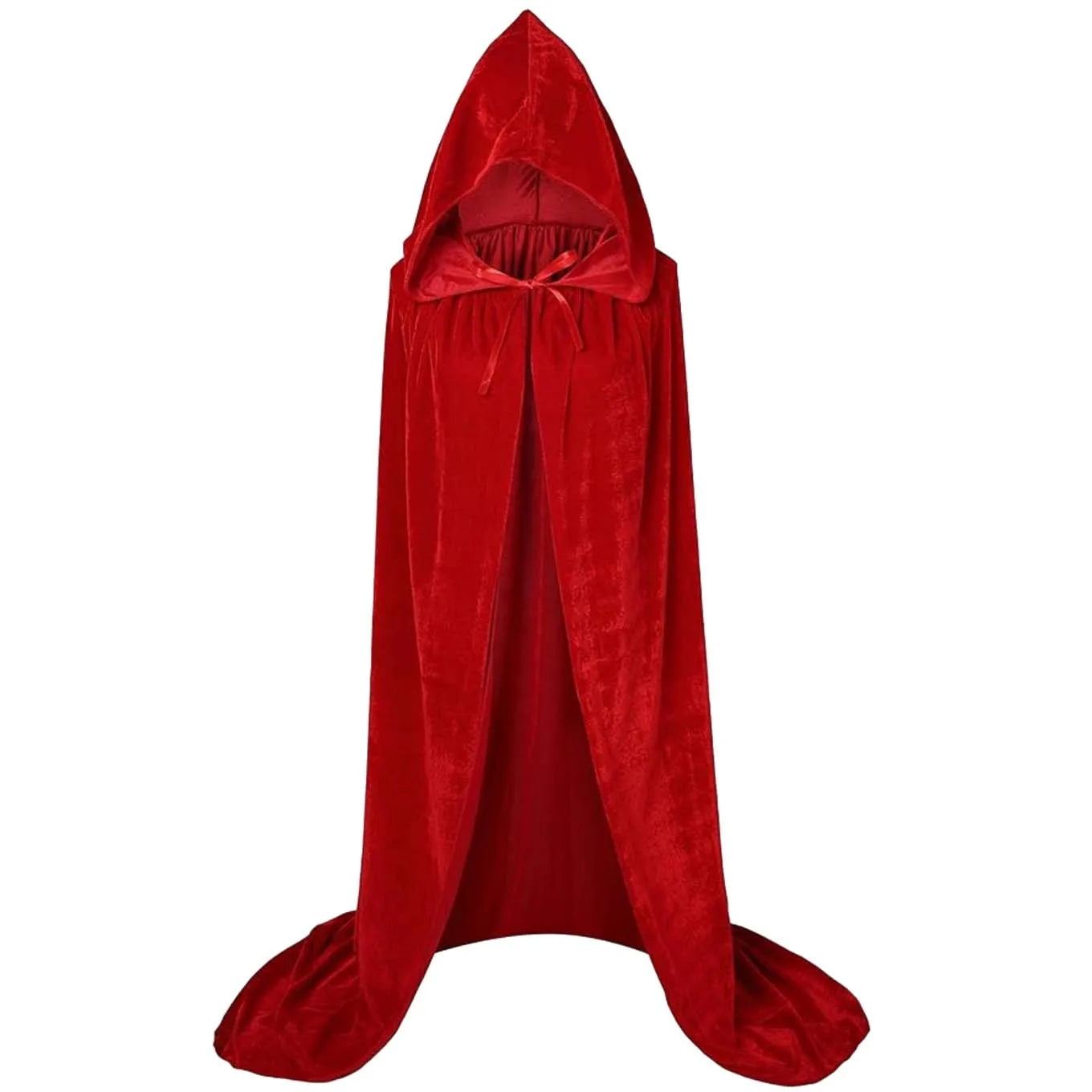 Christmas Velvet Grim Reaper Cloak – Long Hooded Cape-Nextora