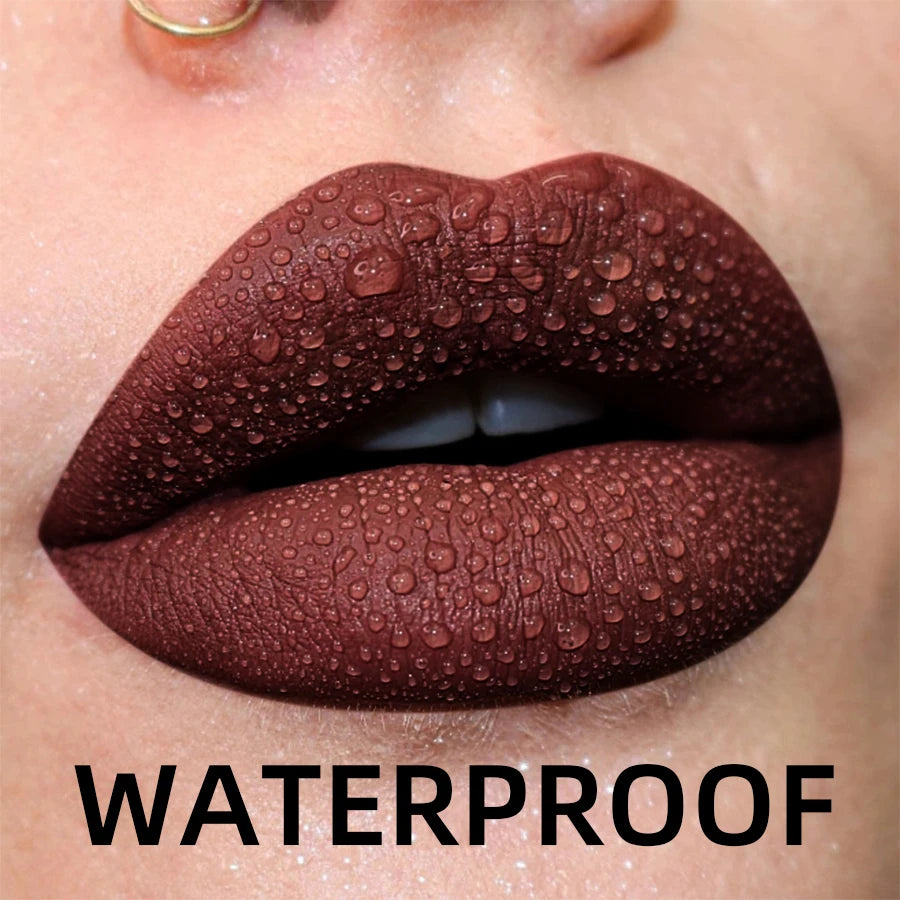 19 Colors Matte Velvet Lip Gloss – Waterproof Liquid Lipstick-Nextora