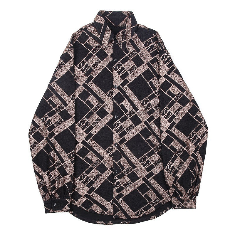 Long Sleeve Shirt Trendy Men