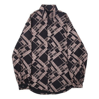 Long Sleeve Shirt Trendy Men