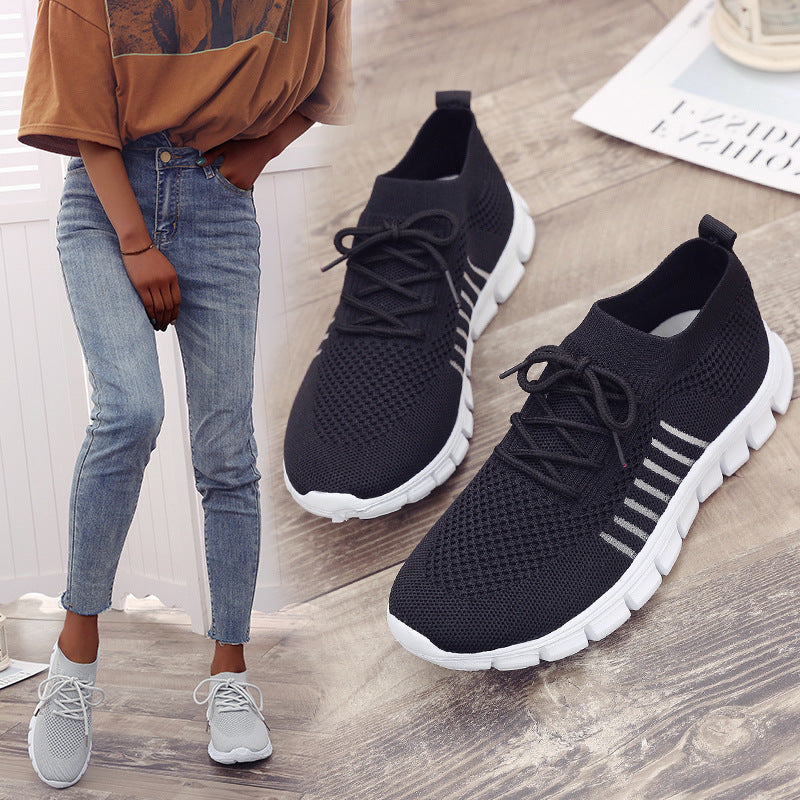 Women Flying Knit Sports Shoes