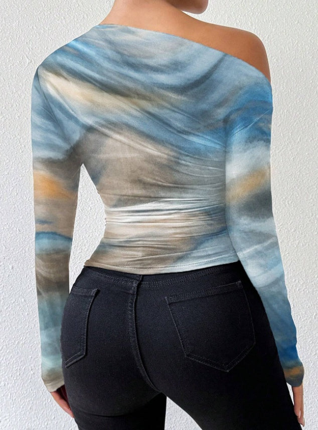 Women’s Print Long Sleeve Top