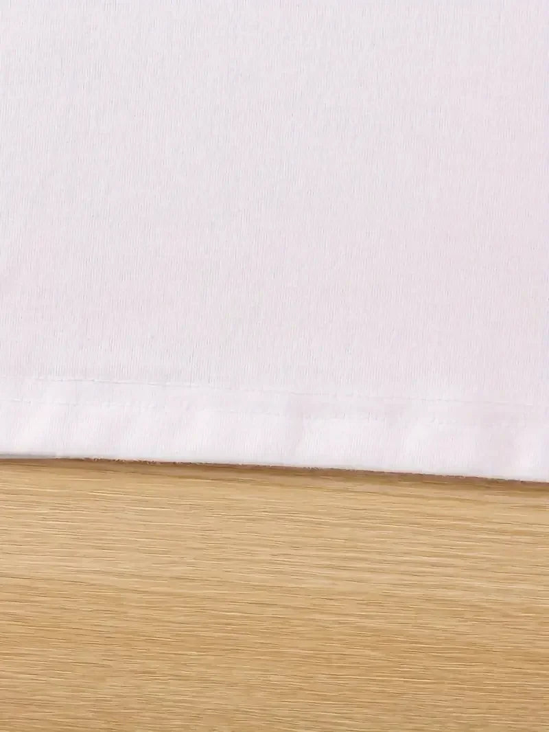 Charming Cat Print Summer Tee-Nextora