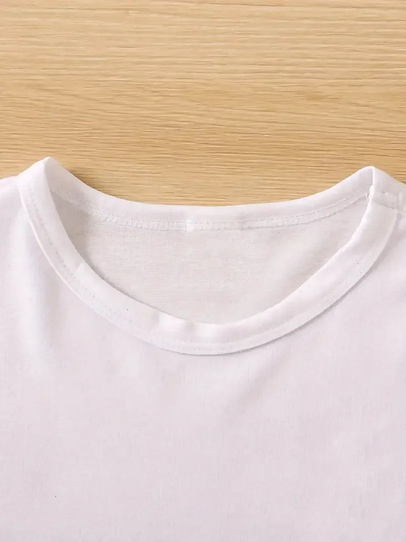 Charming Cat Print Summer Tee-Nextora